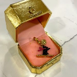NWT Vintage 2007 LE Juicy Couture Yorkie Snowboard Charm